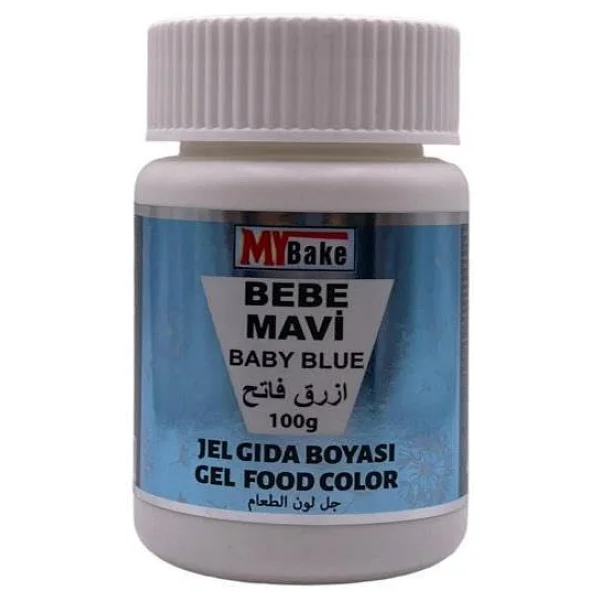 My Bake Jel Gıda Boyası Bebek Mavi 100 Gr - Görsel 7