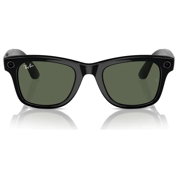 Ray-Ban Meta Wayfarer Rw4006 50 Beden 601/7150 Parlak Siyah-G15 Green - Görsel 2