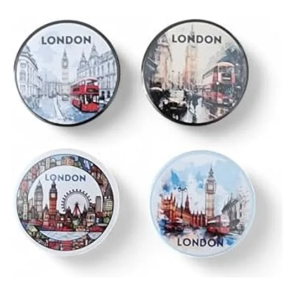 Londra Magnet Set 3-4'lü Buzdolabı Magnet London - Görsel 5