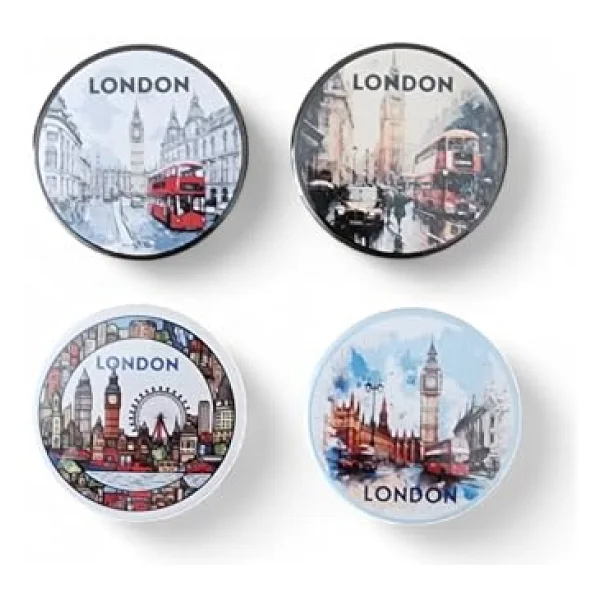 Londra Magnet Set 3-4'lü Buzdolabı Magnet London - Görsel 9
