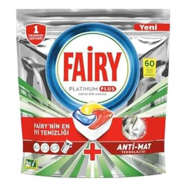Fairy Platinum Plus Bulaşık Makinesi Tableti 60'lı - Görsel 9