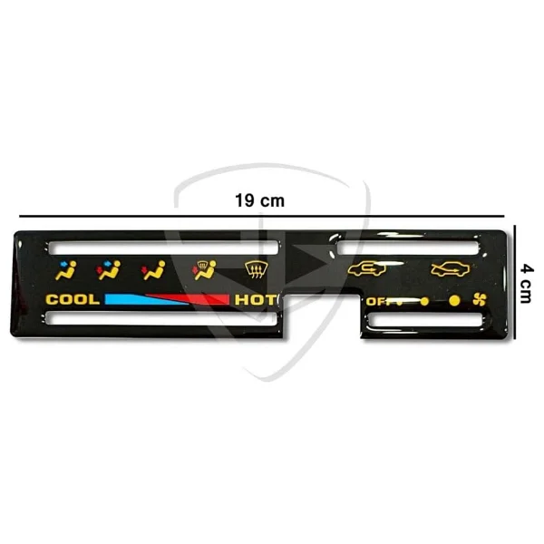 Suzuki Jimmny Samuray Klima Gösterge Konsol 3d Sticker - Görsel 2