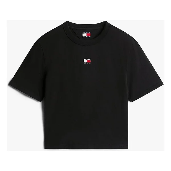 Tommy Hilfiger Jeans Boxy Badge DW0DW22202 Kısa Kollu Bisiklet Yaka Kadın Tişört - Görsel 6