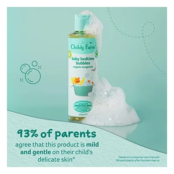 Childs Farm Organik Mandalina Özlü Bebek Banyo Köpüğü 250 ml - Görsel 9