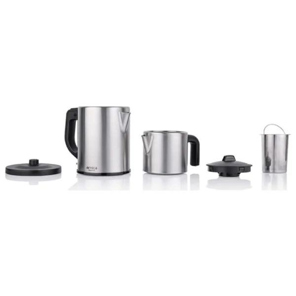 Arnica Demli XL Inox Çelik Çay Makinesi - Görsel 5