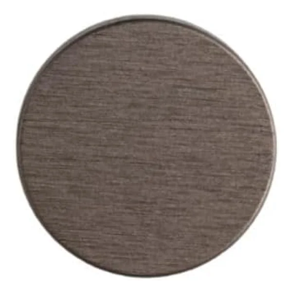 System 1910 Tek Delikli Düğme Kulp Fırçalı Bronze Renk Çap 38 Mm Çok Renkli - Görsel 3