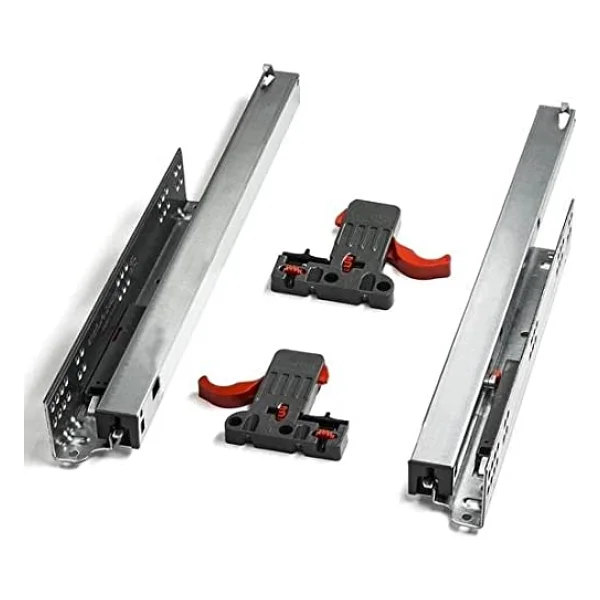 Samet Smart Slide Full Tam Açılım Frenli Ray 550 Mm - Görsel 4