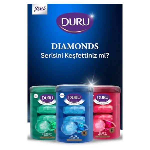 Duru Exotic Green Diamond 4x90 Gr Sabun - Görsel 7