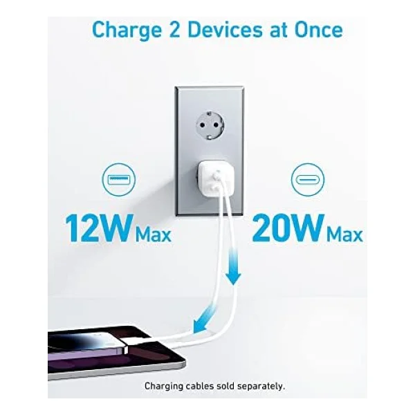 Anker 323 A2331 33 W Hızlı Şarj Adaptörü - Görsel 8