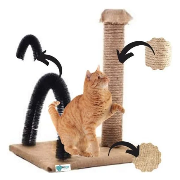 ByPet Kedi Kaşıma ve Tırmalama Tahtası - Görsel 2