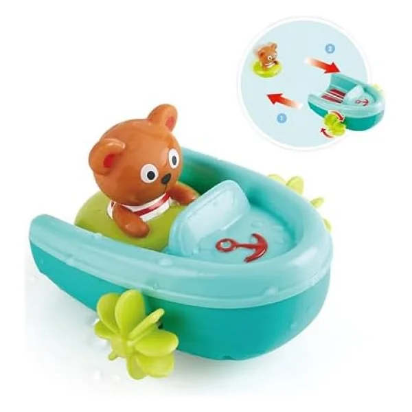 Hape Çek-Bırak Tekne Ve Ayıcık Banyo Oyuncağı - Görsel 7
