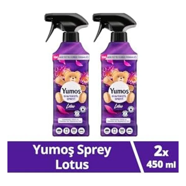 Yumoş Lotus Yıkaması Zor Eşyalar İçin Sprey 450 Ml 2'li - Görsel 10