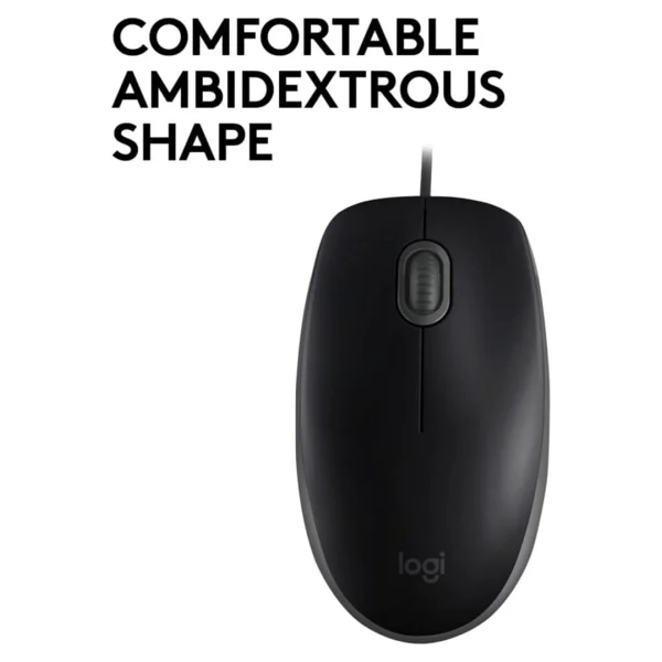 Logitech B110 910-005508 Sessiz Optik Kablolu Mouse - Görsel 4