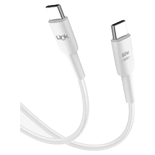 Linktech K604 1 M 60w Type-C To Type-C Hızlı Şarj Kablosu - Görsel 2