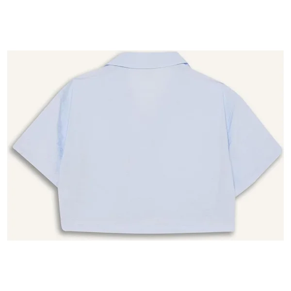 DeFacto Kız Çocuk Cropped Fit Kısa Kollu Gömlek D7641a825sm - Görsel 8