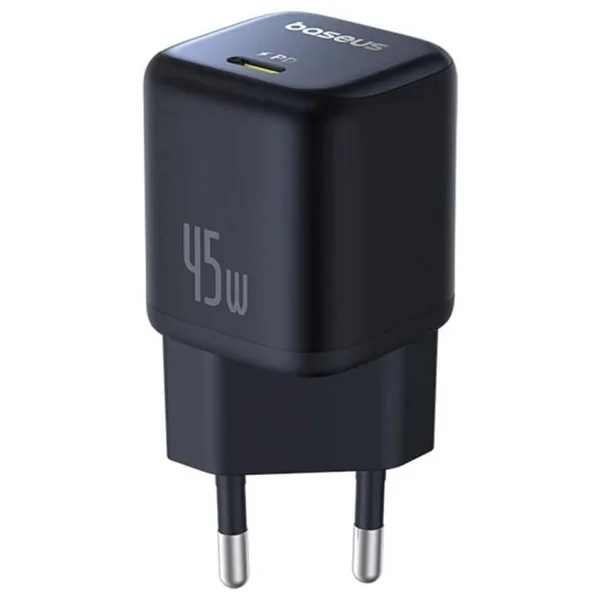 Baseus Picogo 45 W Siyah Hızlı Şarj Adaptörü - Görsel 2