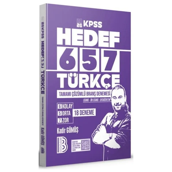 Benim Hocam Yayınları 2026 Kpss Türkçe Tamamı Çözümlü 18 Deneme - Görsel 7