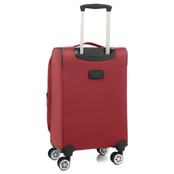 Louisiana Polo 2082 Kumaş Bordo Kabin + Orta + Büyük Boy 3'lü Valiz Seti - Görsel 5