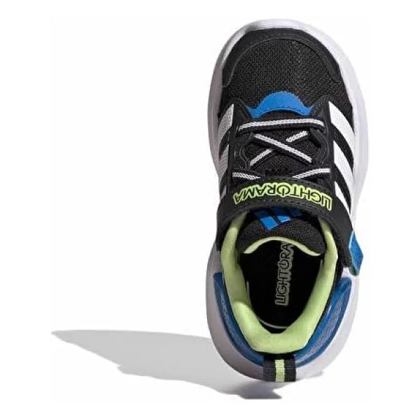 Adidas Lightorama El I Kj9716 Siyah-Mavi Bebek Spor Ayakkabı - Görsel 5