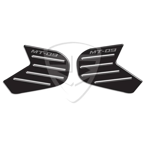 Yamaha Mt 09 Tank Pad Depo Kapak Pad Yan Pad Komple Set Gri Siyah - Görsel 4