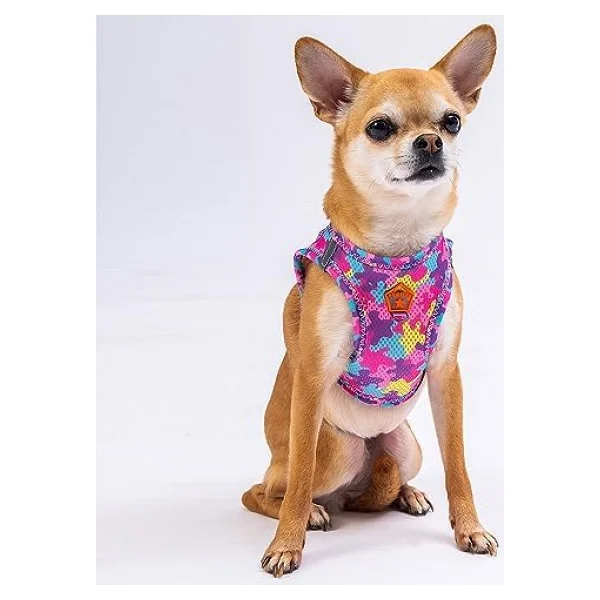 Pawstar Air-Mesh Rosea Camouflage Köpek Göğüs Tasması - Görsel 2