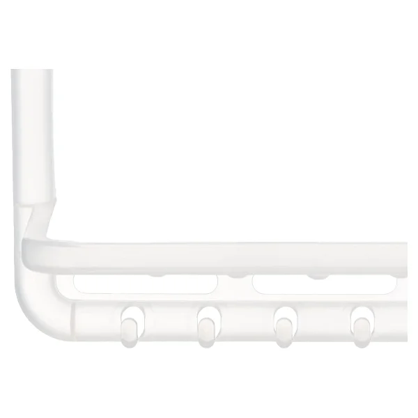 Primanova M-N48-16 Ceres Plastik Banyo Duş Rafı, Şeffaf - Görsel 5