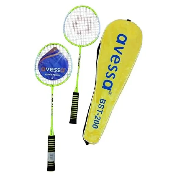 Avessa Badminton Raket Seti Sarı - Görsel 3