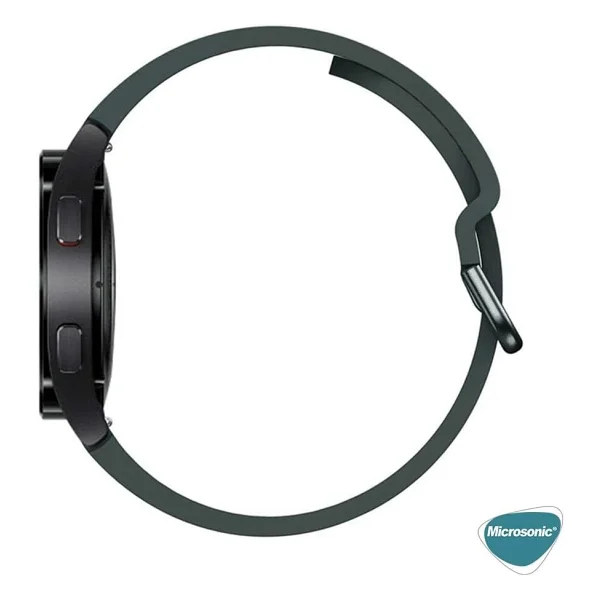 Microsonic Samsung Galaxy Watch 4 Classic 46mm Turuncu Solid Silikon Kordon - Görsel 5
