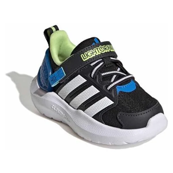Adidas Lightorama El I Kj9716 Siyah-Mavi Bebek Spor Ayakkabı - Görsel 4