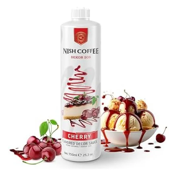 Nish Vişne Aromalı Dekor Sos 750 gr - Görsel 8