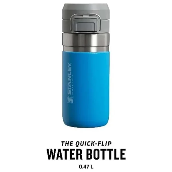 Stanley The Quick Flip Azur Mavisi 0.47 Lt Çelik Termos - Görsel 3