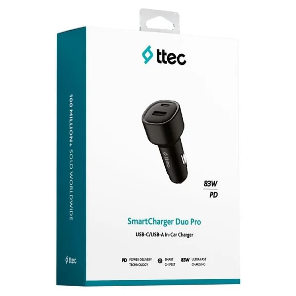 Ttec SmartCharger 2CKP04S Duo 83 W Hızlı Araç Şarj Aleti - Görsel 2