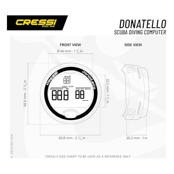 Cressi Donatello Diving Computer Dalış Bilgisayarı - Görsel 8