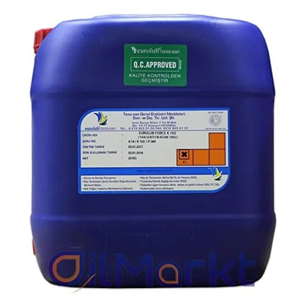 Eurolub K-102 20 Kg Yarı Sentetik Boryağ - Görsel 2