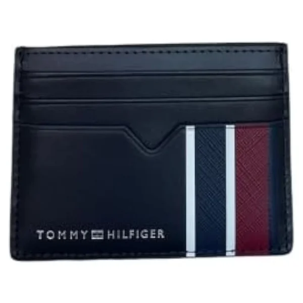 Tommy Hilfiger TH CORP CC HOLDER Erkek Cüzdan, Mavi, Tek Beden - Görsel 5