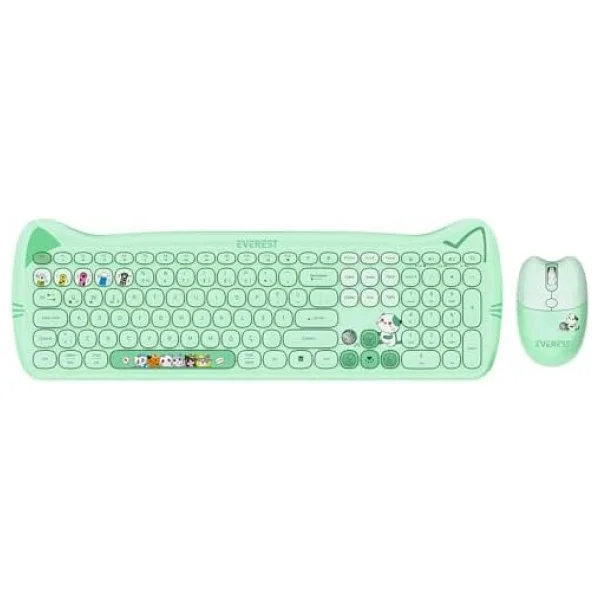 Everest Catty Km-6283 Kablosuz Klavye Mouse Seti - Görsel 10