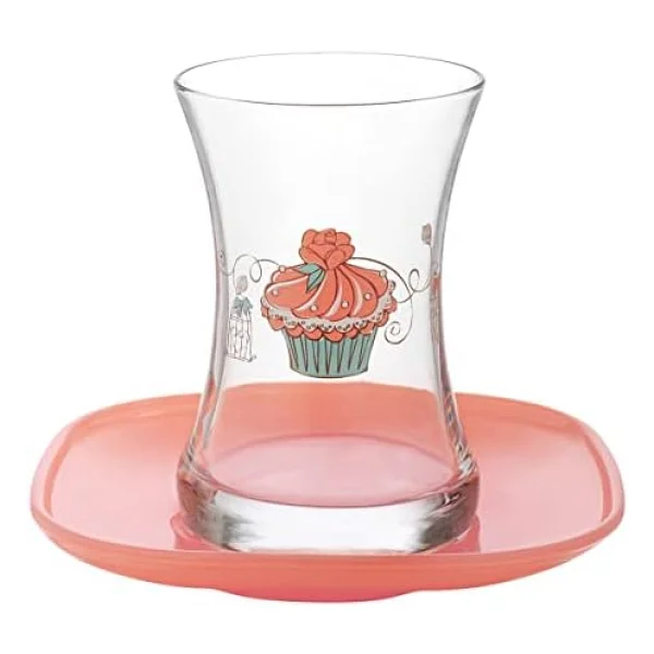 Lav Cupcake Mini 12'li Çay Seti - Görsel 3