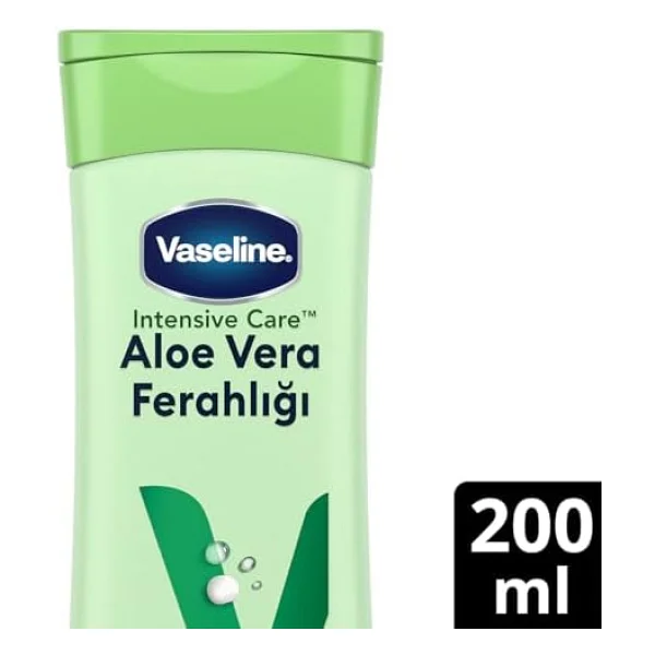 Vaseline Vücut Losyonu Aloe Vera Ferahlığı Kuru Ciltler İçin 200 ml ve Vaseline Vücut Losyonu Temel Onarım Kuru Ciltler İçin 200 ml - Görsel 2