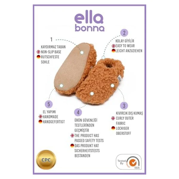 Ella Bonna Teddy Bebek Patiği - Görsel 3