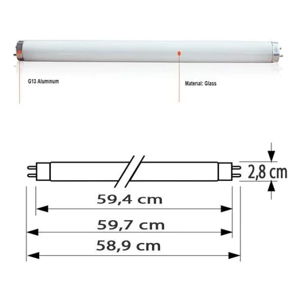 Philips Tl-D 18w Snow White Floresan Ampül G13 12000k - Görsel 2