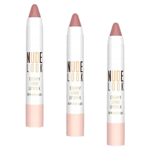 Golden Rose Nude Look Kremsi Işıltılı Kalem Ruj - Görsel 4