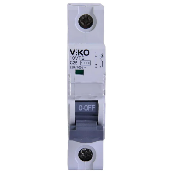 Viko 10vtb-1c25 Otomatik Sigorta 10ka C Tipi 1 Kutup 25a - Görsel 2