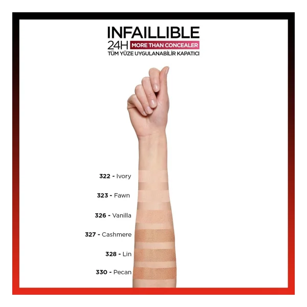 L'oreal Paris Infaillible More Than 322 Ivory 11 Ml Likit Kapatıcı - Görsel 8