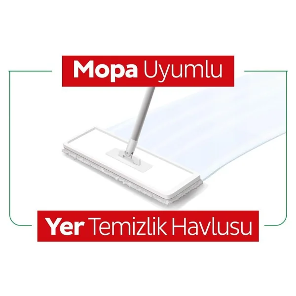 Sleepy Easy Clean Mopa Uyumlu Yer Temizlik Havlusu 50 Yaprak - Görsel 5