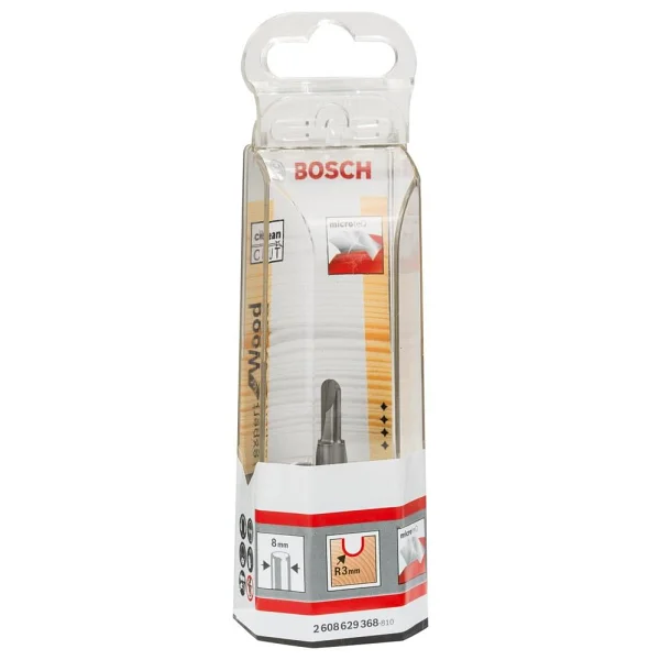 Bosch 2608629368 Çilek Canneler 8 mm R1 3 mm D 6 mm Uzunluk 12,7 mm G 50,8 mm - Görsel 3