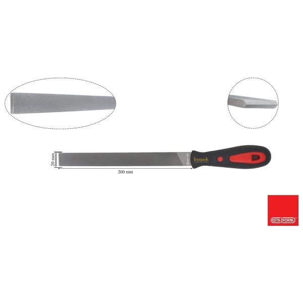 Ceta Form J55-308h 200 Mm İnce Standart Eğe - Görsel 2