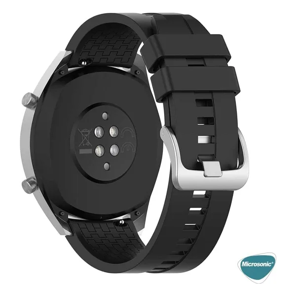 Microsonic Amazfit GTS 2 Mini Koyu Yeşil Silikon RapidBands Kordon - Görsel 5