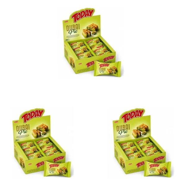 Today Dubai Pie Antep Fıstıklı Kadayıflı Kek 40 Gr. 24 Adet (1 Kutu) - Görsel 3