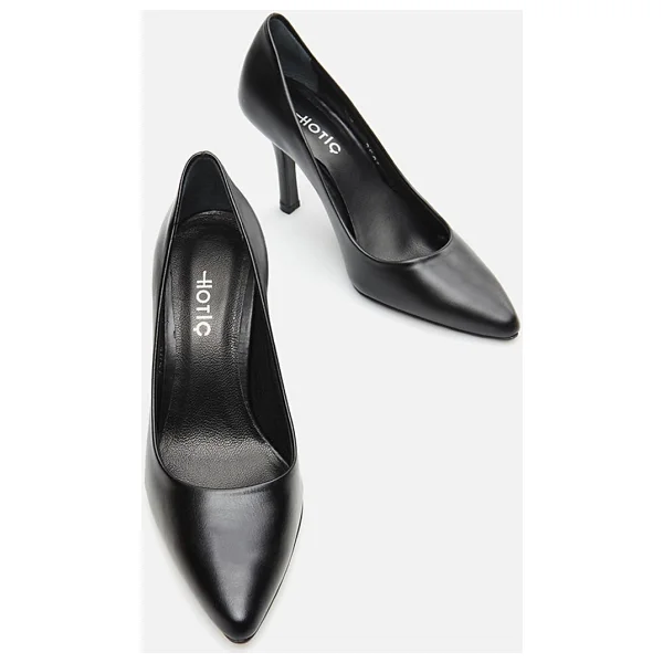 Hotiç Kadın Deri Siyah Stiletto - Görsel 3
