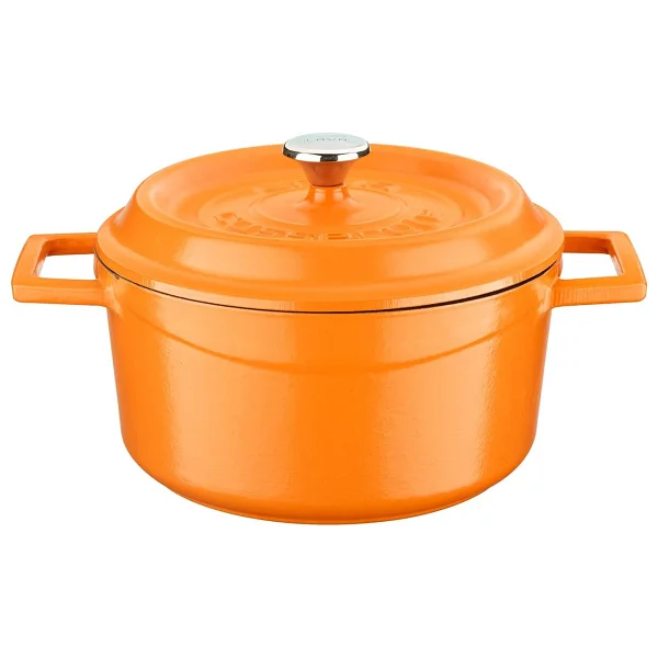Lava Spring Yuvarlak Kırmızı 20 Cm Döküm Tencere - Görsel 8